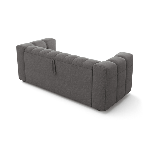 Canapé 3 Places Convertible En Tissu L220 Cm