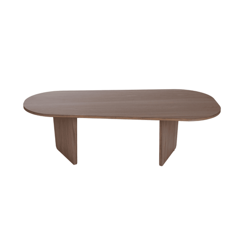 Table Basse Avec Plateau Arrondi L130 Cm