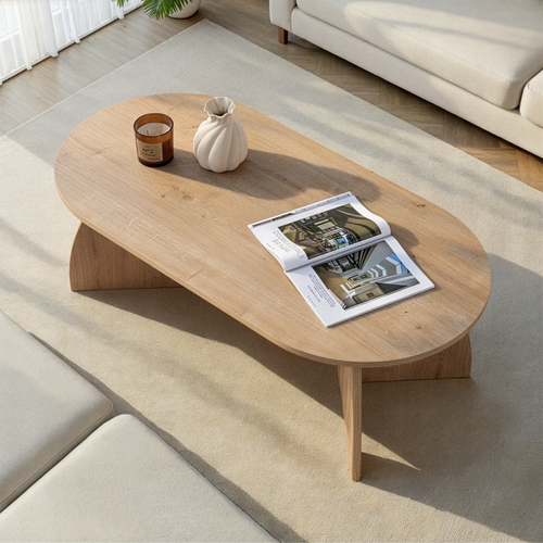 Table Basse Avec Pieds Courbés L120 Cm