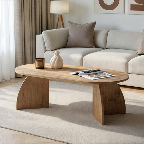 Table Basse Avec Pieds Courbés L120 Cm