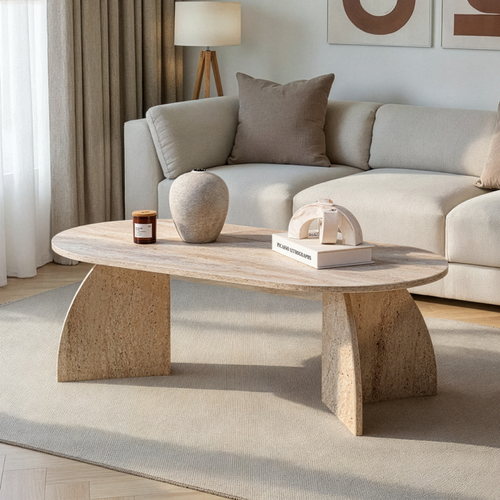 Table Basse Avec Pieds Courbés L120 Cm