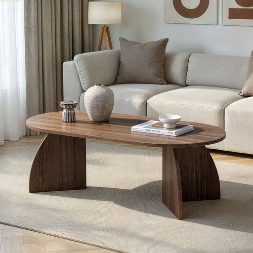 Table Basse Avec Pieds Courbés L120 Cm