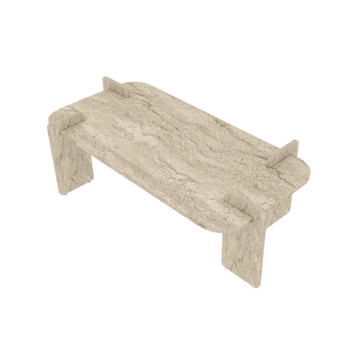 Table Basse Rectangulaire Avec Arrondis L120 Cm
