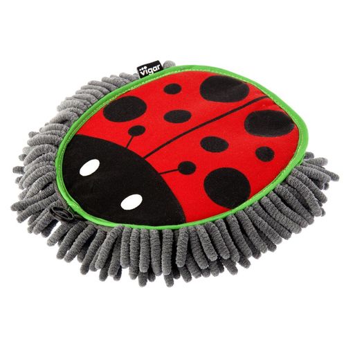 Chiffon Microfibres Décor Coccinelle