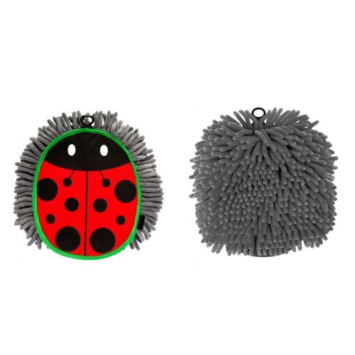 Chiffon Microfibres Décor Coccinelle