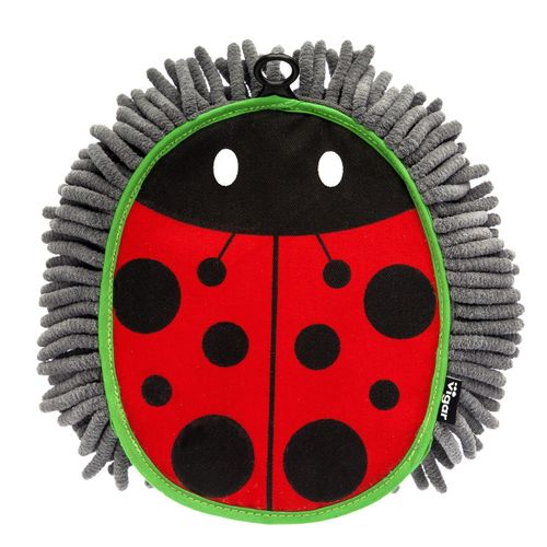 Chiffon Microfibres Décor Coccinelle