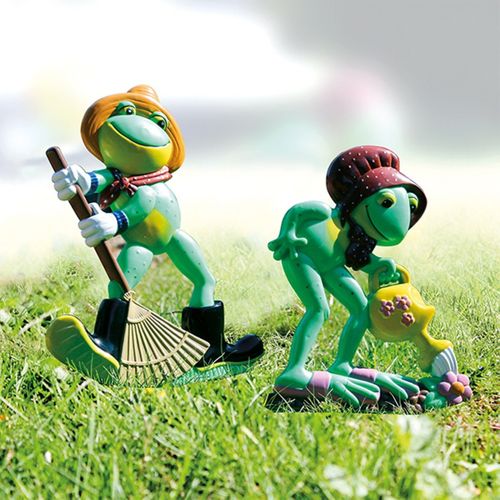 Grenouilles De Décoration Jardin - Lot De 2