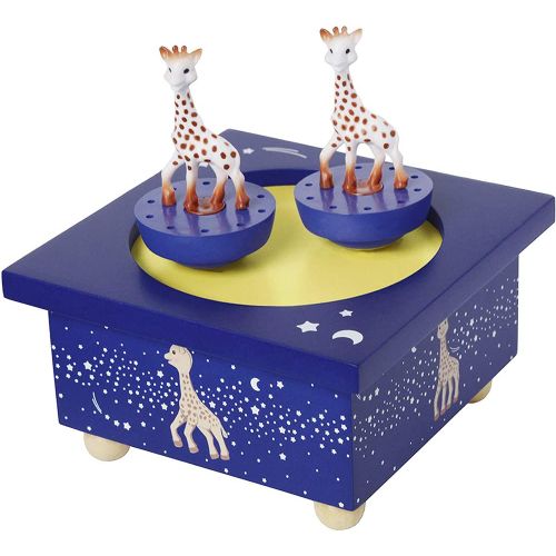 Boite Musique Bois Sophie La Girafe Voie Lactee
