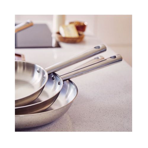 Poêle à Frire 20cm Chrome - 101038