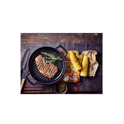 Poêle Grill 28cm Fonte Émaillée - 15148284