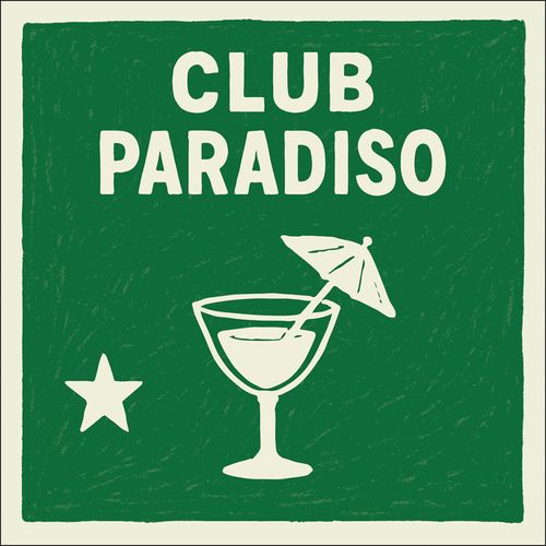 Lot De 20 Serviettes Papier Club Paradiso - 33x33 Cm - Vert