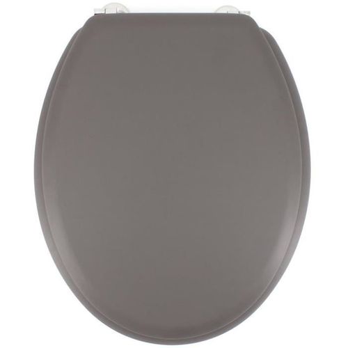 Abattant Wc Duplo Poudre De Bambou Carbone Charnières Inox