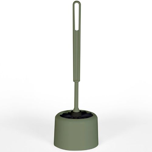 Brosse Wc Classique - 11x11x36 - Kaki