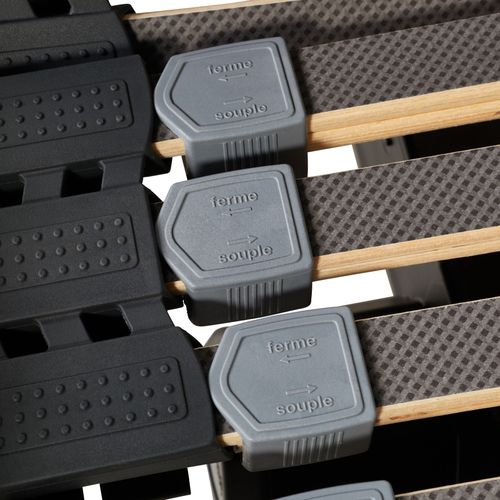 Sommier relaxation 90x190 cm EBAC S50 gris anthracite