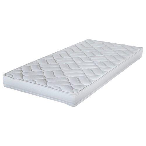 Matelas Mousse 90x190 cm MELISSA - Hauteur 13 Cm - 3 Zones - Soutien Ferme