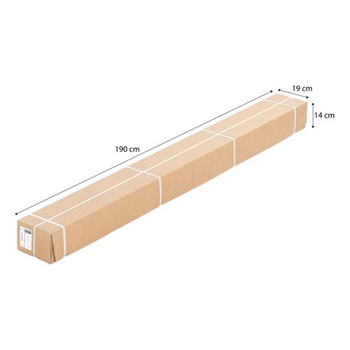 Sommier en kit 90x190 cm EBAC DECOKIT décor chêne clair