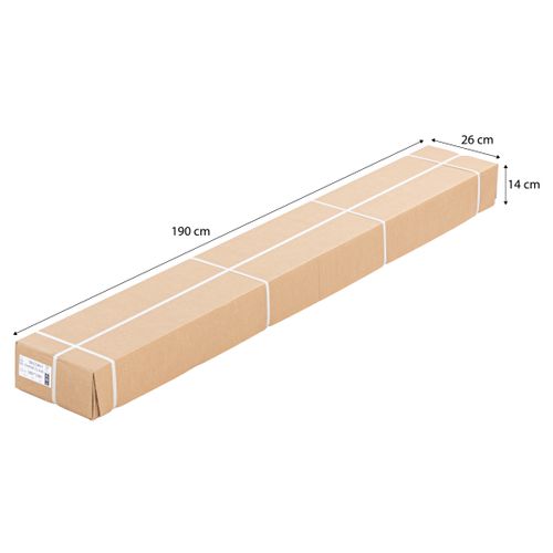 Sommier en kit 140x190 cm EBAC DECOKIT décor chêne clair