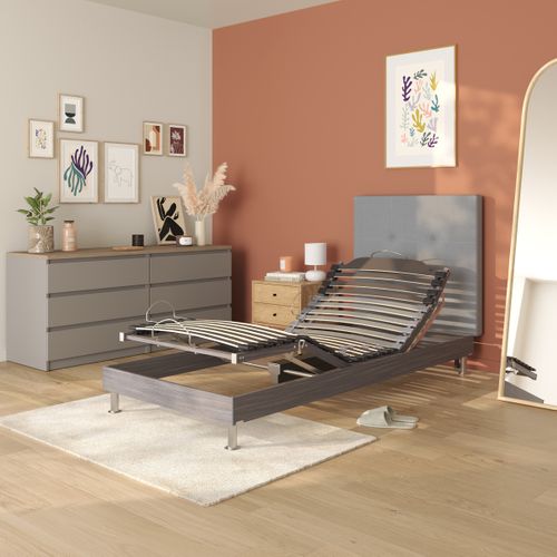Sommier relax électrique EBAC S62 90x200 cm
