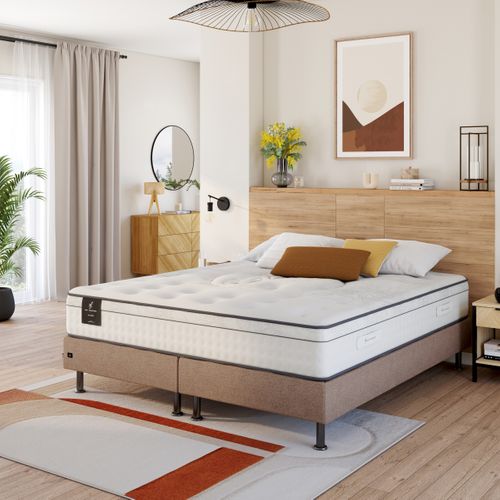 Sommier lattes 2x90x200 cm NUIT FAUBOURG MIRABEAU truffe