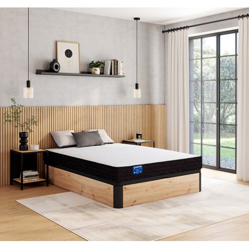 Sommier en kit 140x190 cm EBAC NEWKIT bouclette crème