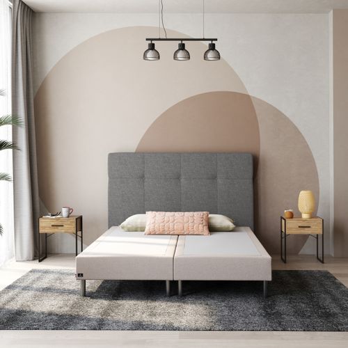 Tête de lit grise L.150 cm NUIT FAUBOURG LUTECE