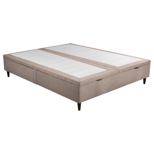 Lit coffre manuel 2x90x200 cm NUIT FAUBOURG TRIOMPHE 2 truffe