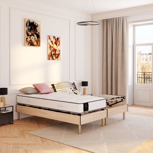 Sommier relaxation 2x90x200 cm NUIT FAUBOURG ORFEVRE