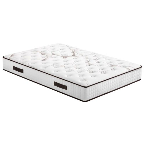 Matelas Latex 160x200 cm LOUXOR - Hauteur 21 Cm - 3 Zones - Soutien Ferme
