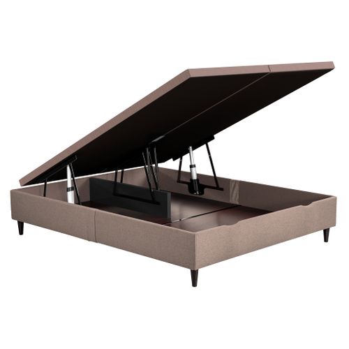 Lit coffre électrique 2x90x200 NUIT FAUBOURG TRIOMPHE 2 anthracite