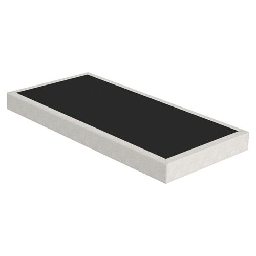 Sommier Tapissier Sr15 Beige 90x190 Lattes Bois Massif - H.15 Cm - Made In France