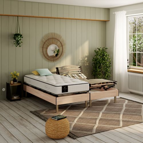 Matelas latex 90x200 cm NUIT FAUBOURG HAUSSMAN ép.24 cm