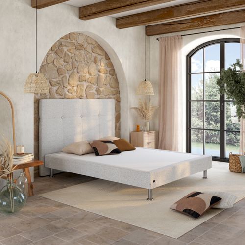 Tête de lit L.170 cm NUIT FAUBOURG LUTECE gris chiné