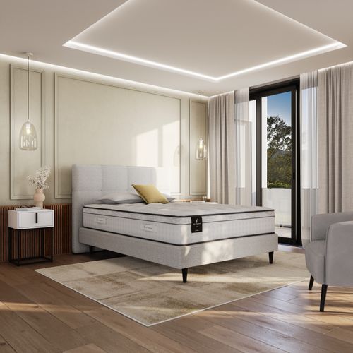 Matelas ressorts 140x190 cm NUIT FAUBOURG CONCORDE 2 ép.32 cm