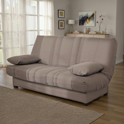 Housse clic-clac 140 cm  Tissu Taupe 2