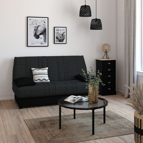 Housse clic-clac 130 cm  Tissu Géométrik