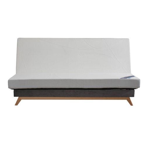 Banquette Cc Seattle 120x190, Matelas Dunlopillo, Angel Bleu