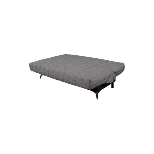 Banquette Clic-clac Indy 120x190, Matelas Simmons, Gris