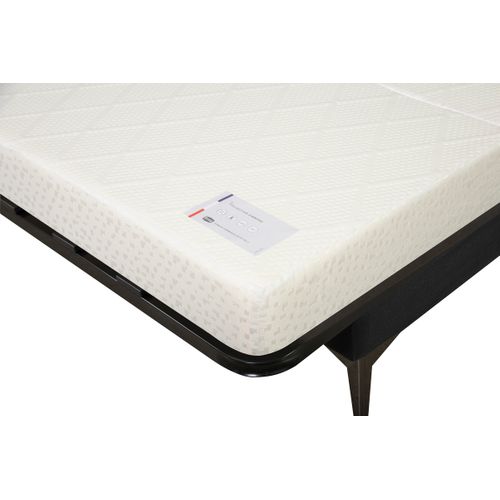 Banquette Clic-clac Indy 120x190, Matelas Simmons, Gris