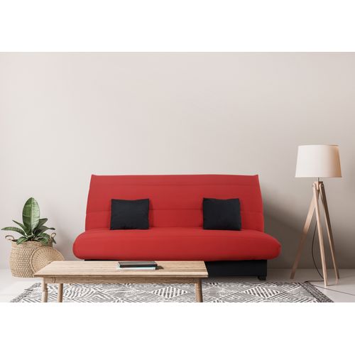 Banquette Clic Clac Salma 130 X 190, Pearl Rouge