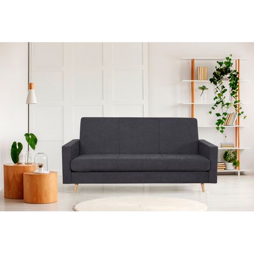 Canapé Clic Clac Premier Cru Graphite, Couchage Directe 190 X 120