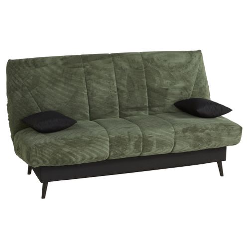 Banquette clic-clac COCON tissu velours vert