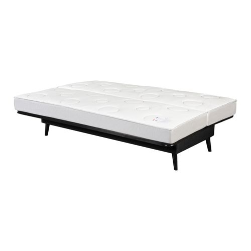 Banquette clic-clac DOUCEUR tissu velours vert