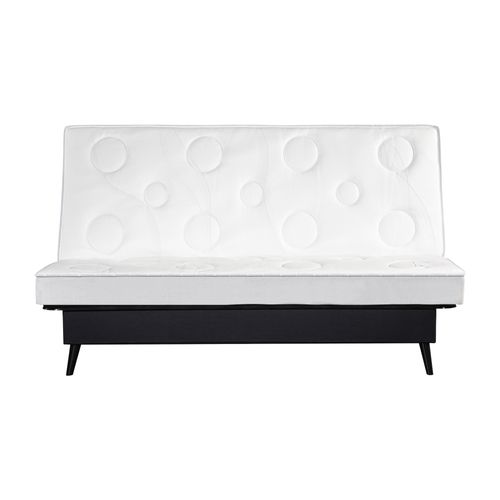 Banquette-lit clic-clac DOUCEUR tissu chenillé anthracite