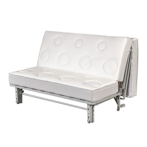 Banquette-lit BZ DOUCEUR tissu velours vert