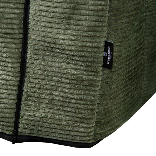 Banquette-lit BZ XL DOUCEUR tissu velours vert