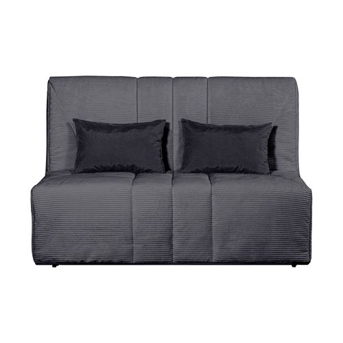 Banquette-lit BZ XL DOUCEUR tissu velours charbon