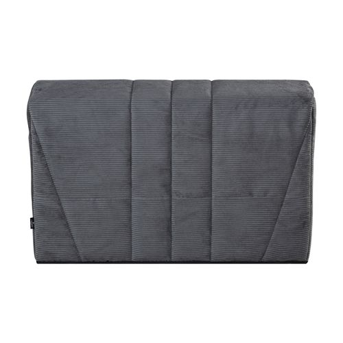 Banquette-lit BZ XL DOUCEUR tissu velours charbon