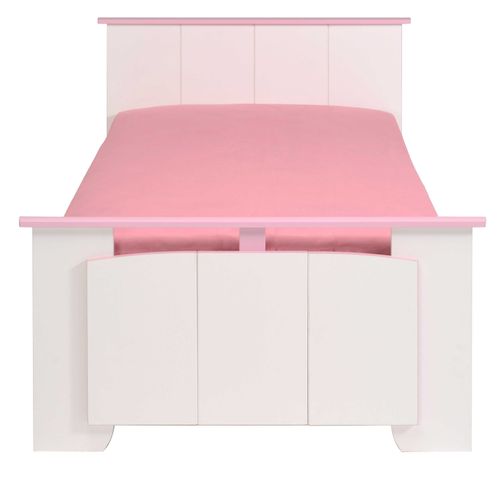 Lit Enfant Beauty 90x200 Cm - Rose/blanc