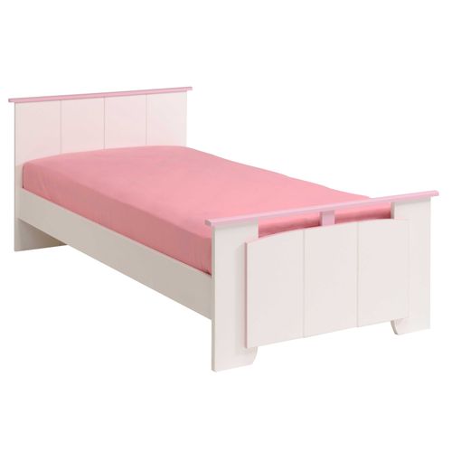 Lit Enfant Beauty 90x200 Cm - Rose/blanc