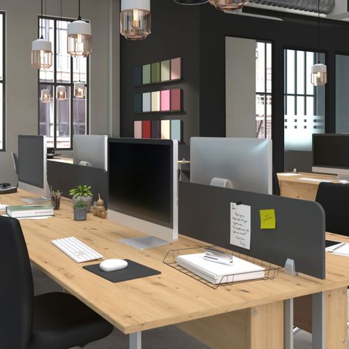 Séparateur bureau L. 150 cm START UP Gris